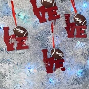 COPY - COPY - Football Holiday Gift Ornament